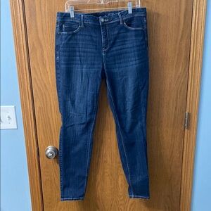 Simply Vera Vera Wang Dark Blue Skinny Jeans